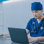 Modern hospital website design 2025